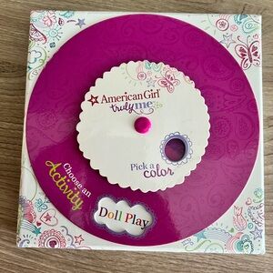 American Girl Truly Me Activity Wheel - Purple and White